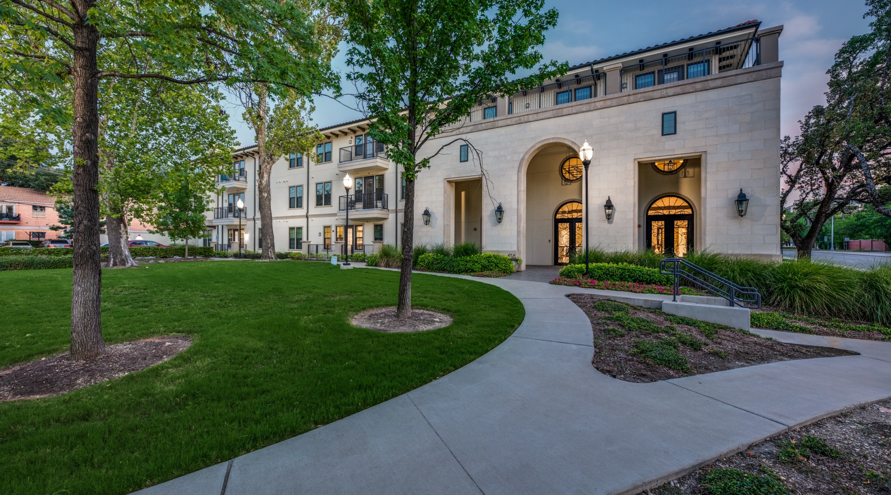 walking path near exterior of building